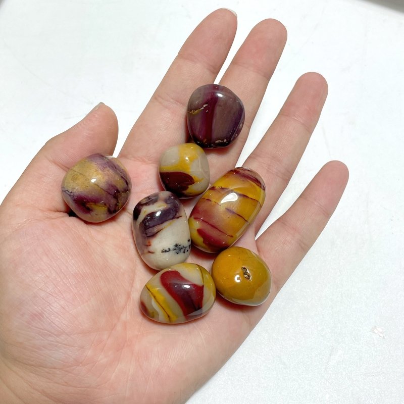 0.59 - 1.37in Mookaite Tumbled Wholesale - Wholesale Crystals