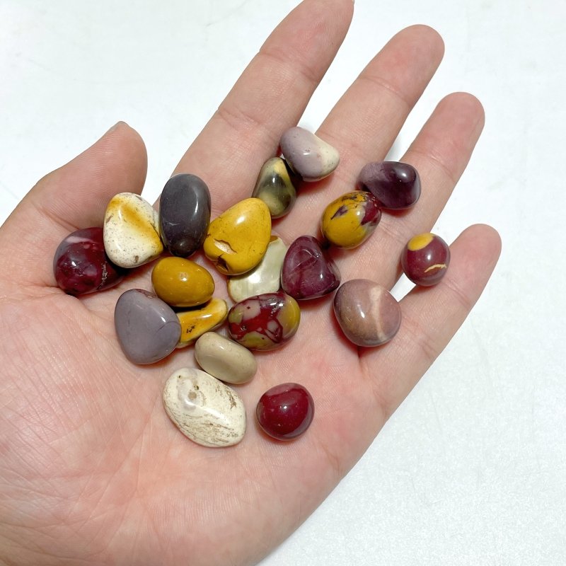 0.59 - 1.37in Mookaite Tumbled Wholesale - Wholesale Crystals