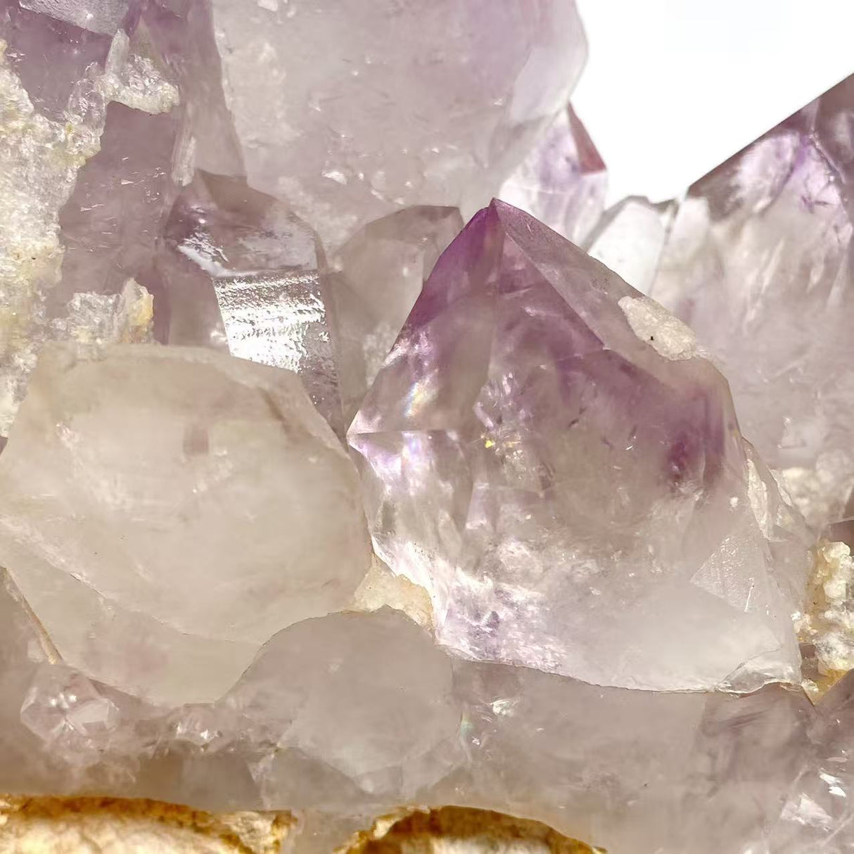 9 Pieces Raw Amethyst Cluster Polished Point (Sea Freight Only)