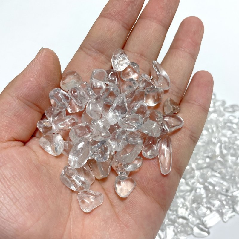1 - 2CM Clear Quartz Gravel Chips Wholesale - Wholesale Crystals