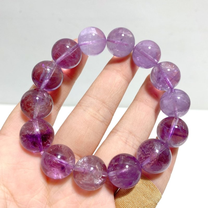 10 Pieces Beautiful Amethyst Bracelets - Wholesale Crystals