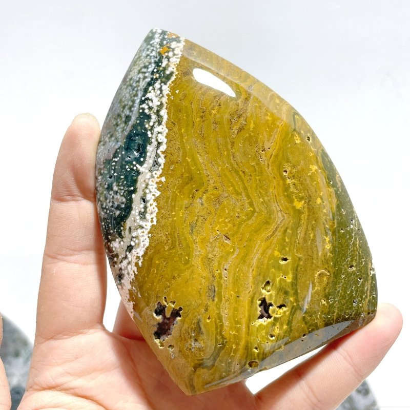 10 Pieces Ocean Jasper Arrow Head Shape Home Decor - Wholesale Crystals