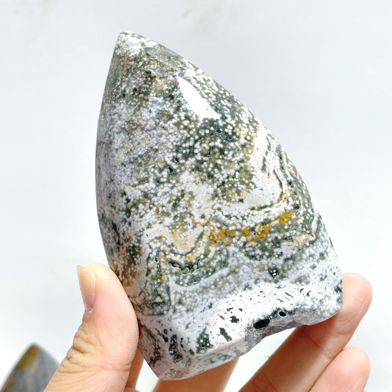 10 Pieces Ocean Jasper Arrow Head Shape Home Decor - Wholesale Crystals