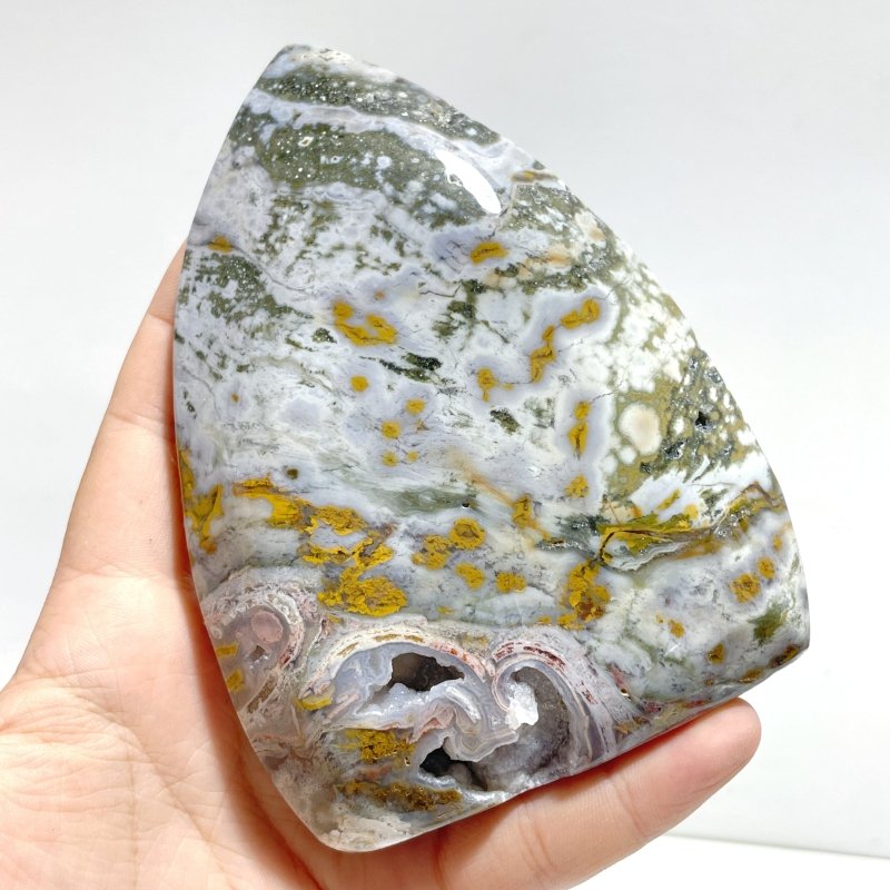 10 Pieces Ocean Jasper Arrow Head Shape Home Decor - Wholesale Crystals