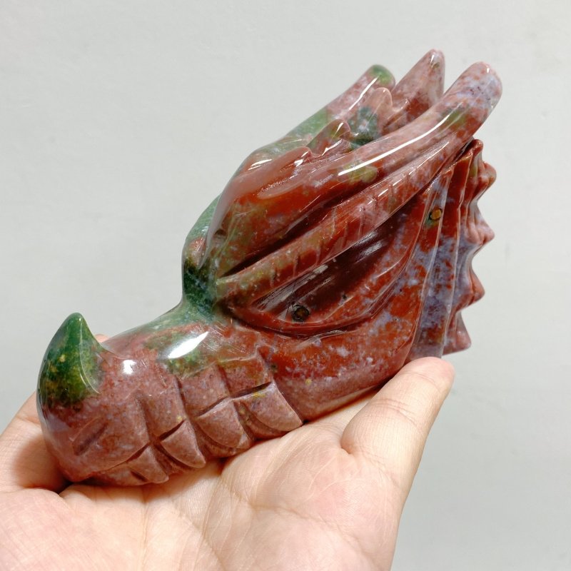 10 Pieces Ocean Jasper Dragon Head -Wholesale Crystals