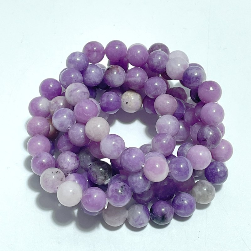 10MM Lepidolite Bracelet Wholesale - Wholesale Crystals