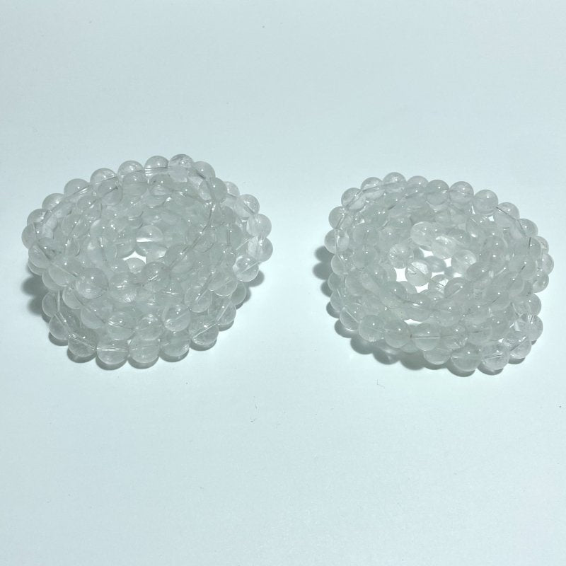 10mm/11mm Clear Quartz Bracelet Wholesale - Wholesale Crystals
