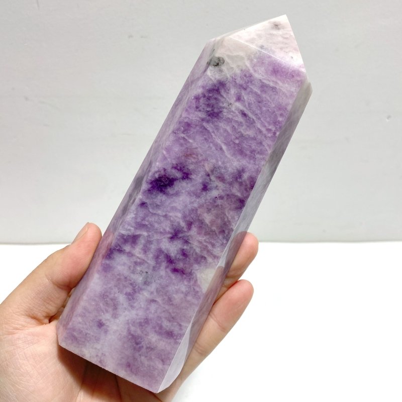 11 Pieces Large Lepidolite Tower - Wholesale Crystals
