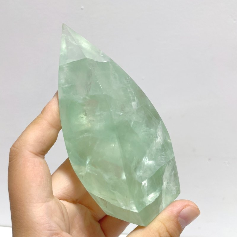 11 Pieces Large Rainbow Fluorite Mixed Color Flame High Quality - Wholesale Crystals