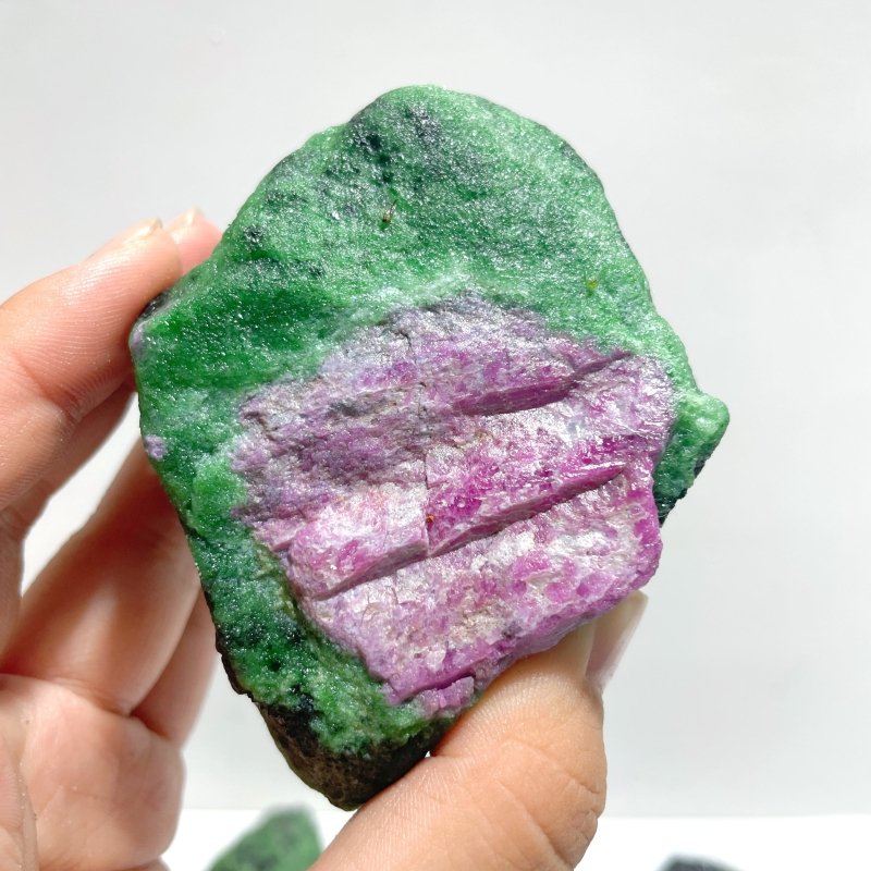 11 Pieces Large Raw Ruby Zoisite Specimen - Wholesale Crystals