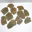 11 Pieces Peacock Eye Rain Forest Jasper Slab - Wholesale Crystals