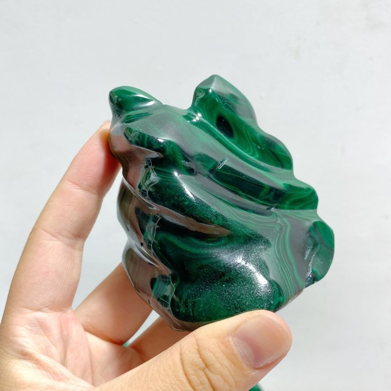 12 Pieces Malachite Flame Carving -Wholesale Crystals