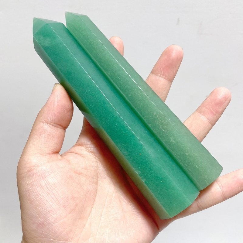 13 - 16CM Green Aventurine Tower Point Wholesale - Wholesale Crystals