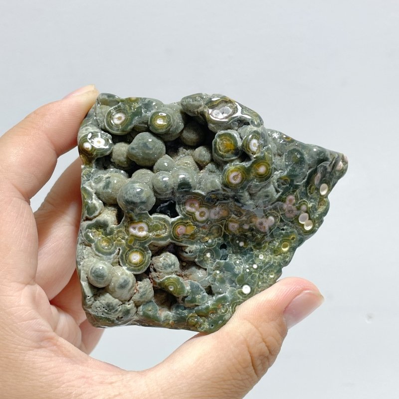 13 Pieces 8th Vein Ocean Jasper Free Form Mixed Size A02 - Wholesale Crystals