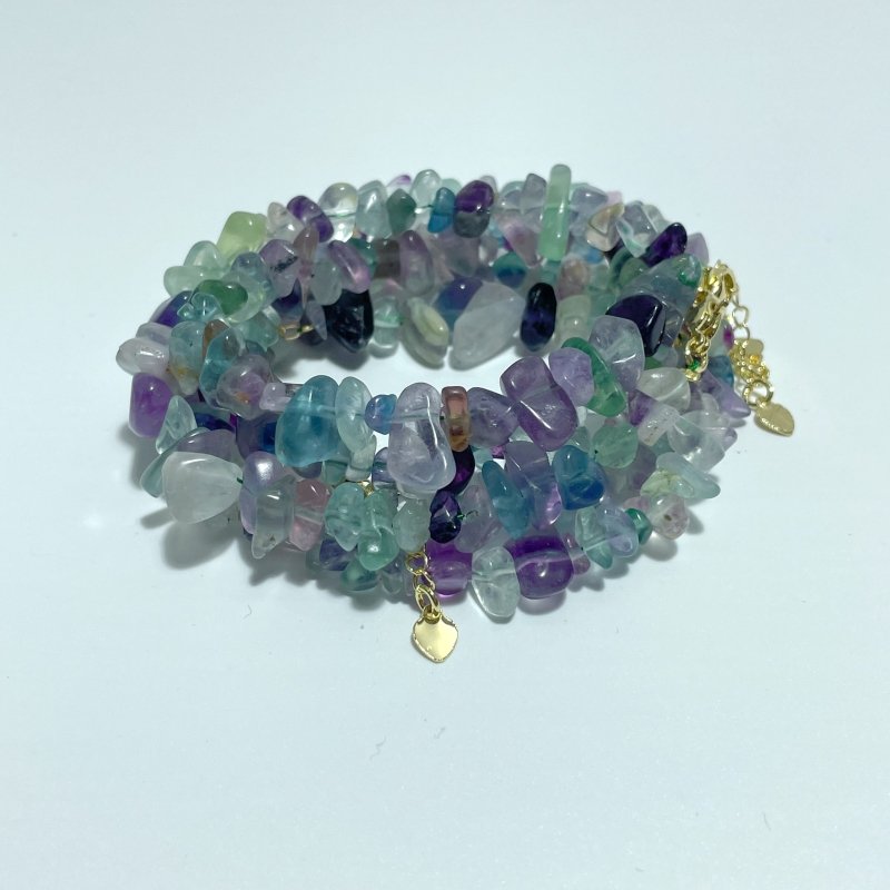 13 Types Chip Bracelets Wholesale Obsidian Rutile Quartz Clear Quartz - Wholesale Crystals