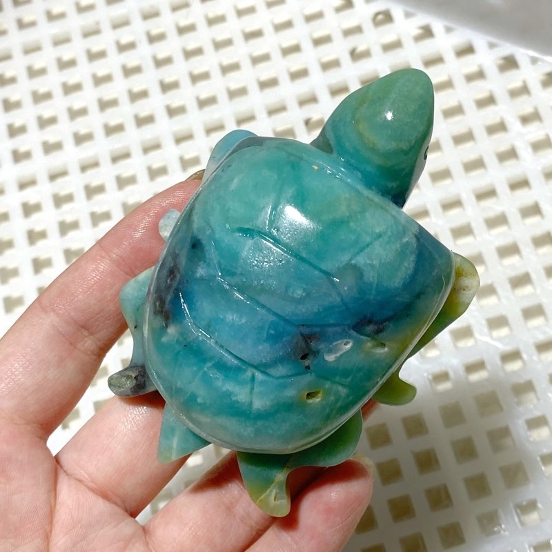 131 Pieces Caribbean Calcite Sea Turtle Carving (Sea Freight Only) -Wholesale Crystals