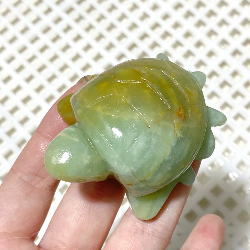 131 Pieces Caribbean Calcite Sea Turtle Carving (Sea Freight Only) -Wholesale Crystals