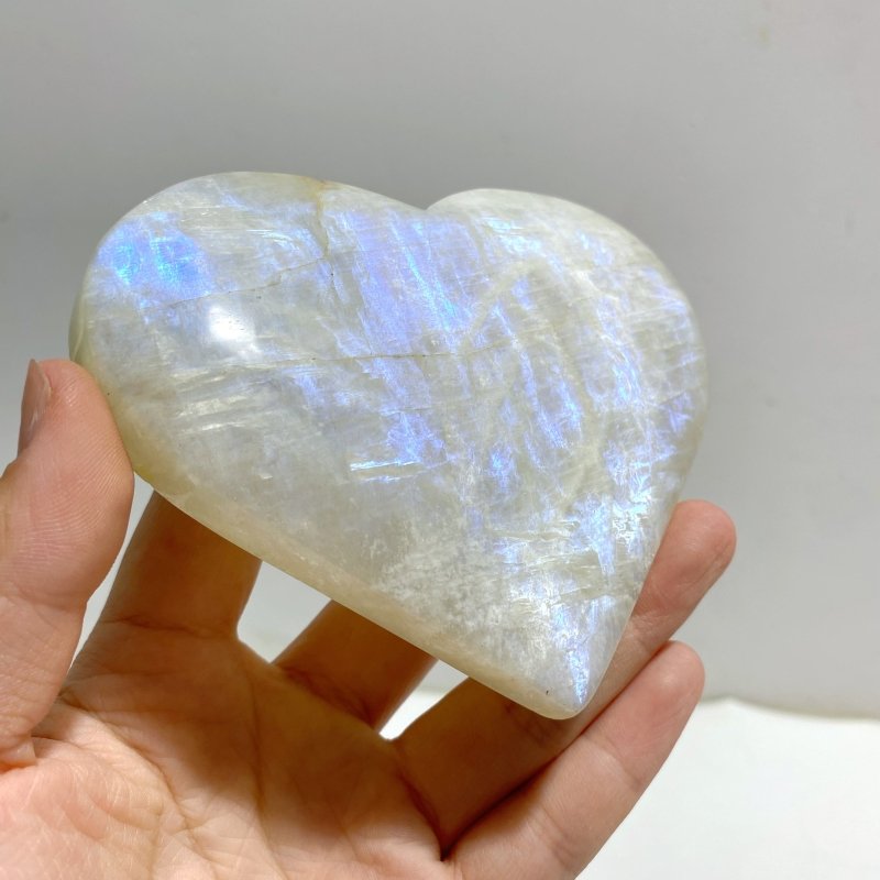 14 Pieces Moonstone Heart -Wholesale Crystals