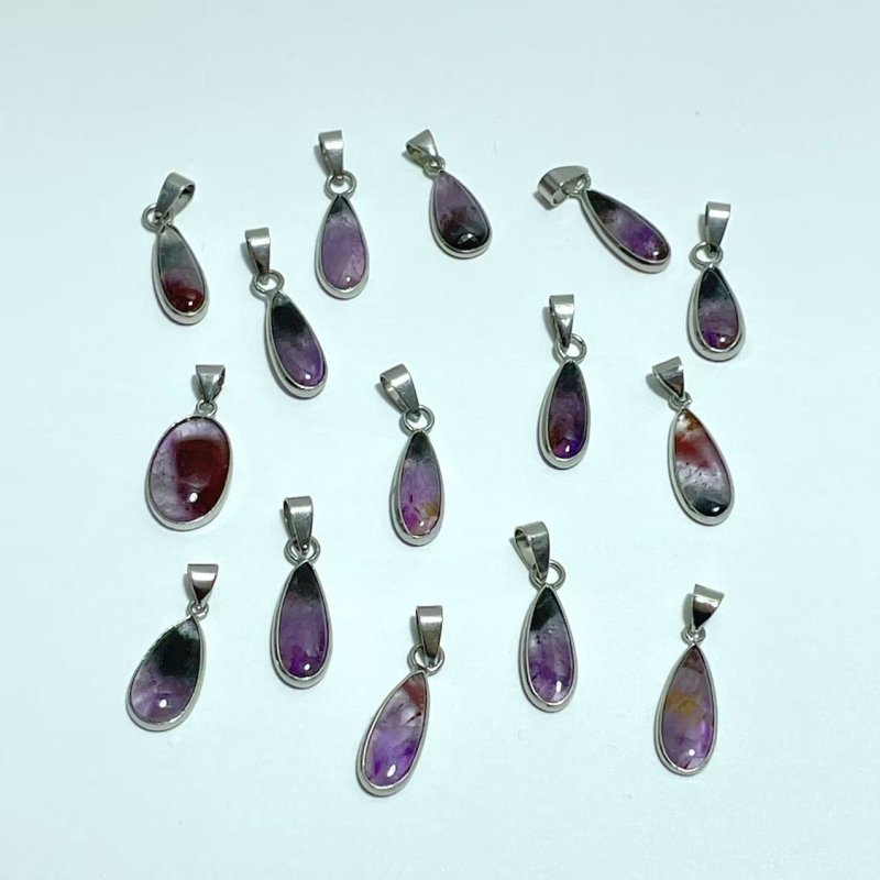 15 Pieces Auralite 23 Crystal Pendant - Wholesale Crystals