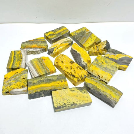15 Pieces Beautiful Bumble Bee Jasper Polished Home Decor - Wholesale Crystals