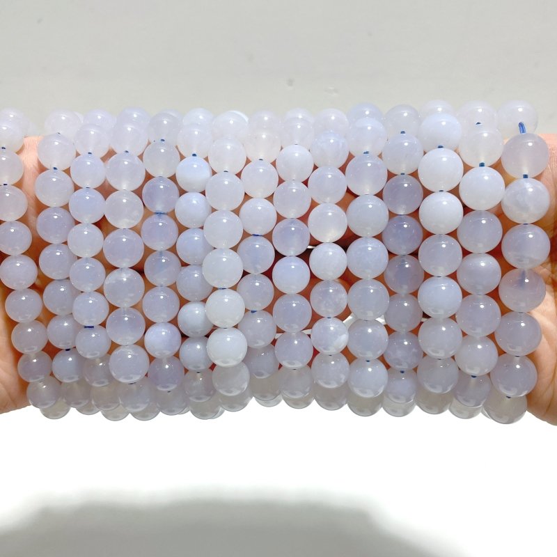 15 Pieces Blue Chalcedony Bracelets - Wholesale Crystals