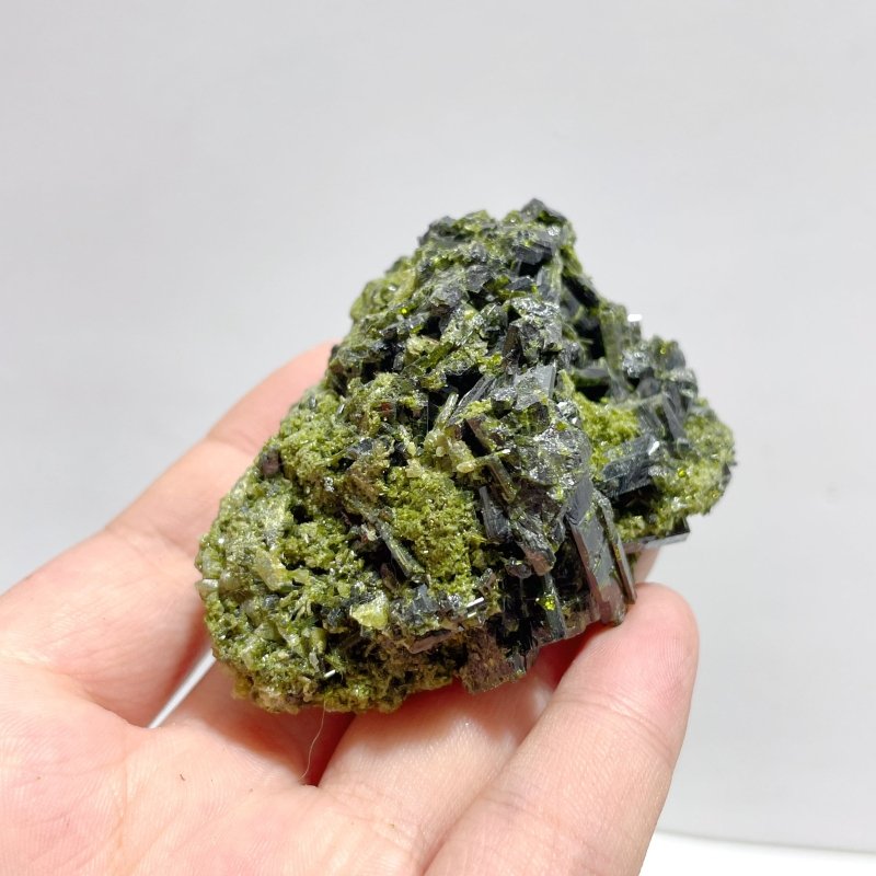 15 Pieces Raw Green Tourmaline Specimen For Collection - Wholesale Crystals