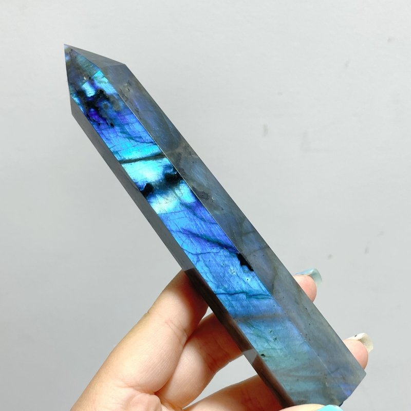 15CM Labradorite Tower Point Wholesale - Wholesale Crystals