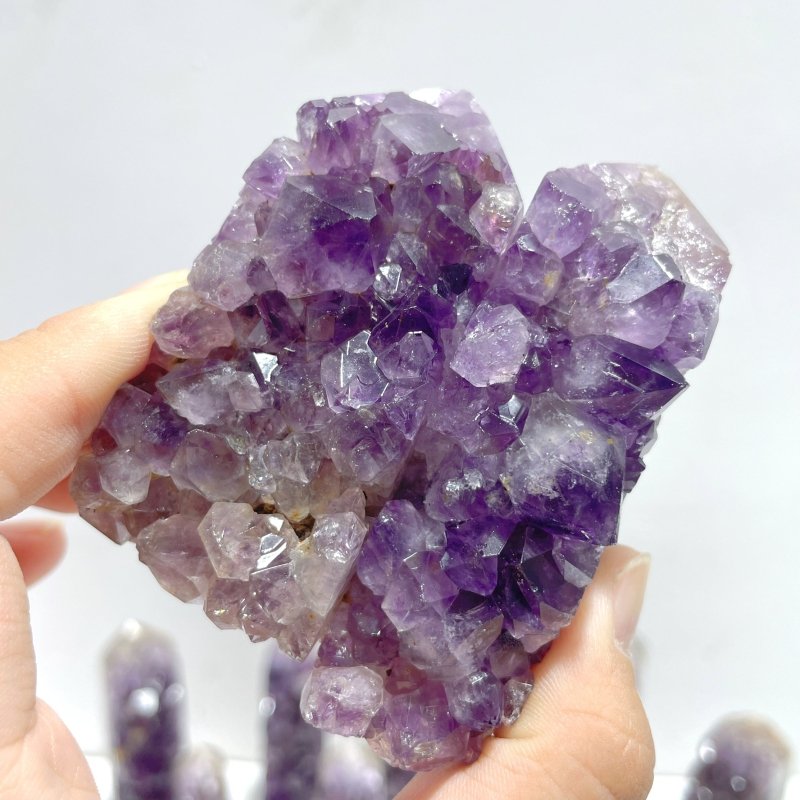16 Pieces Amethyst Cluster Points - Wholesale Crystals