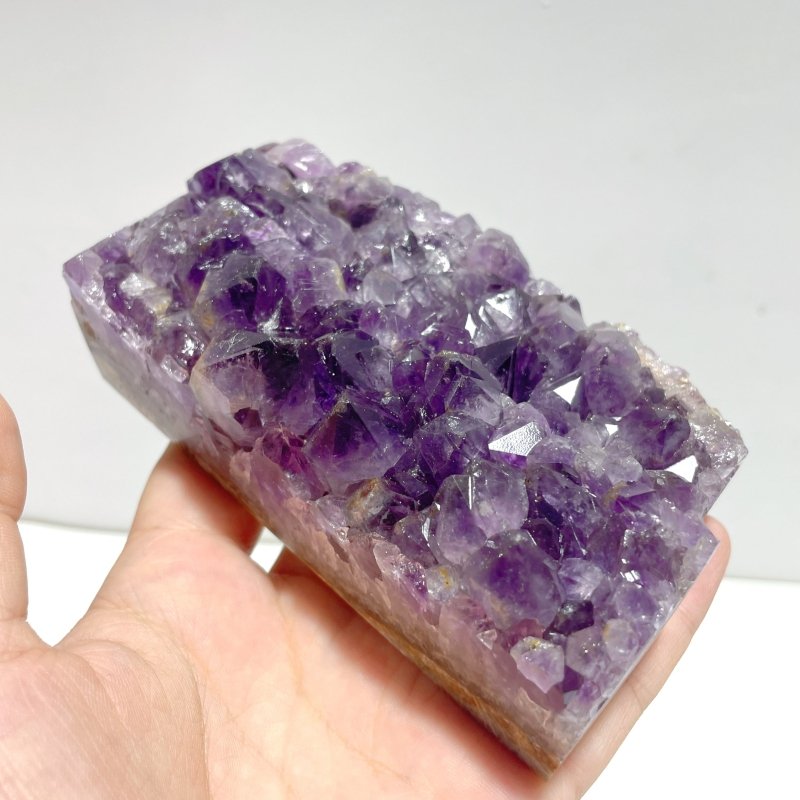 16 Pieces Amethyst Cluster Points - Wholesale Crystals