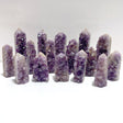 16 Pieces Amethyst Cluster Points - Wholesale Crystals