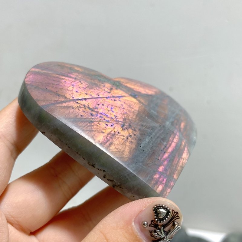 16 Pieces Beautiful Labradorite Heart -Wholesale Crystals