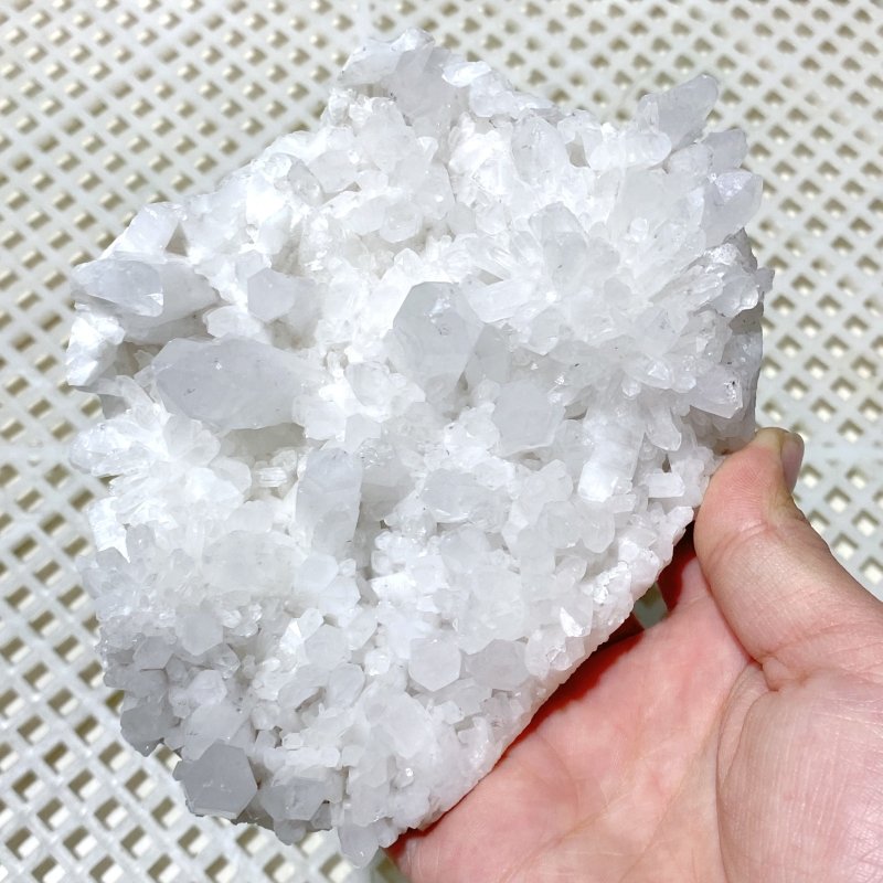 17 Pieces Raw Clear Quartz Cluster Specimen - Wholesale Crystals