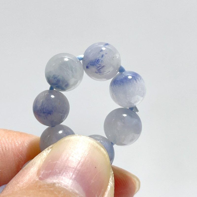 18 Pieces Dumortierite Quartz Bracelets - Wholesale Crystals