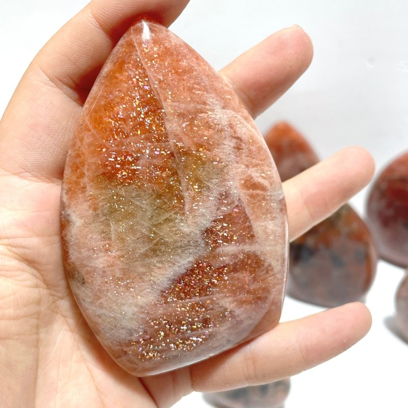 18 Pieces High Quality Sunstone Arrow Head Shape - Wholesale Crystals