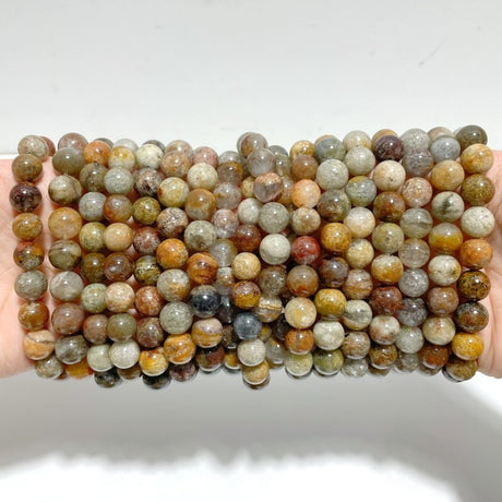 18 Pieces Thousand Layer Garden Quartz Bracelets - Wholesale Crystals