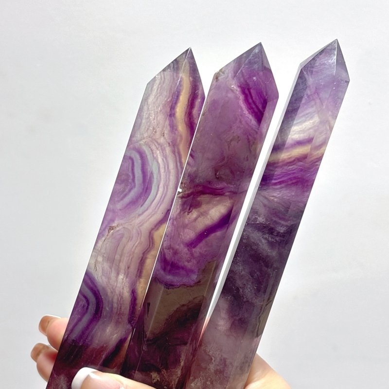 19 Pieces Rainbow Fluorite Tower - Wholesale Crystals