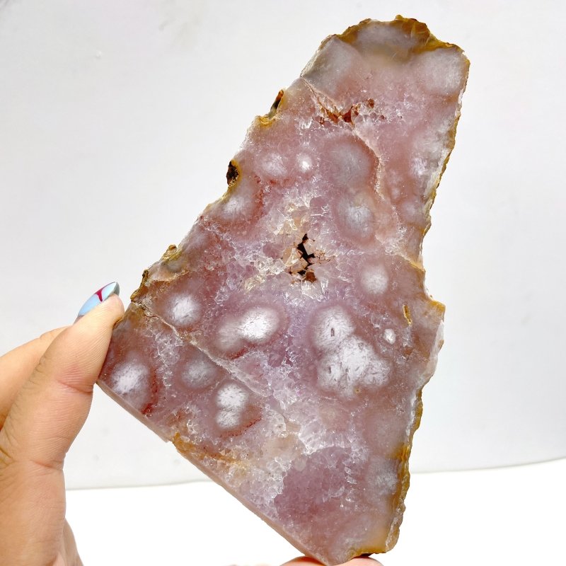 19 Pieces Sakura Flower Agate Slab - Wholesale Crystals