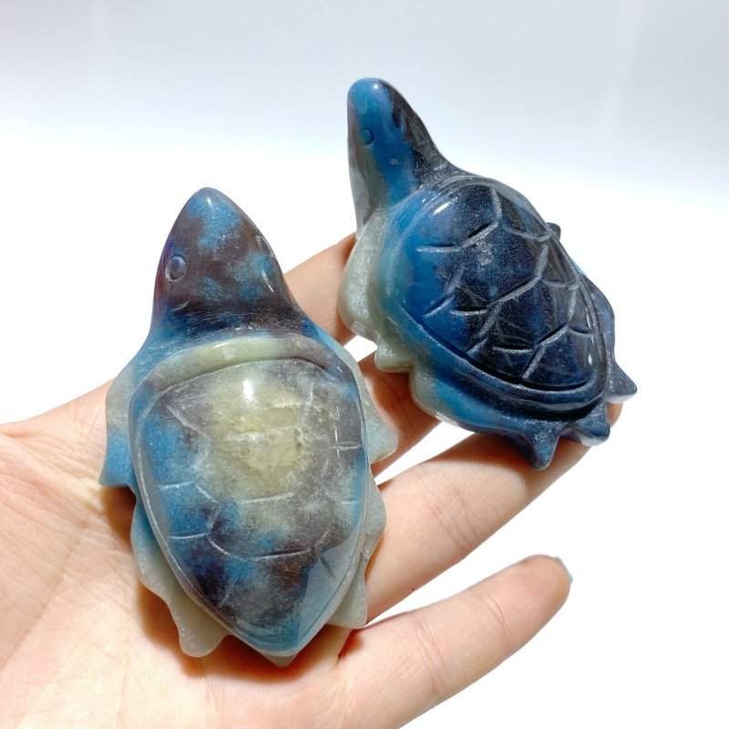 19 Pieces Trolleite Sea Turtle Carving - Wholesale Crystals