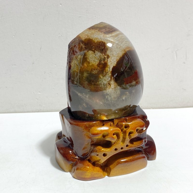 2 Pieces Beautiful Garden Quartz With Stand -Wholesale Crystals