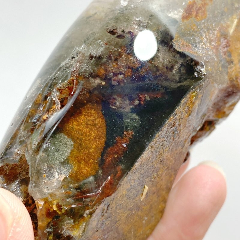 2 Pieces Garden Quartz Tower Point With Stand -Wholesale Crystals