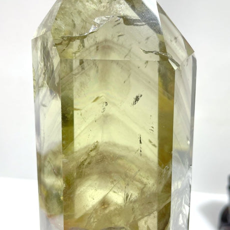 2 Pieces Large Citrine Mountain Tower Raw Bottom With Stand - Wholesale Crystals