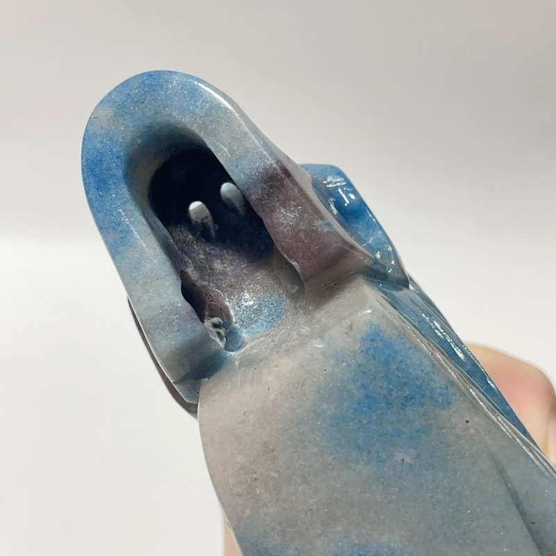 2 Pieces Trolleite Stone Indian Skull Carving - Wholesale Crystals