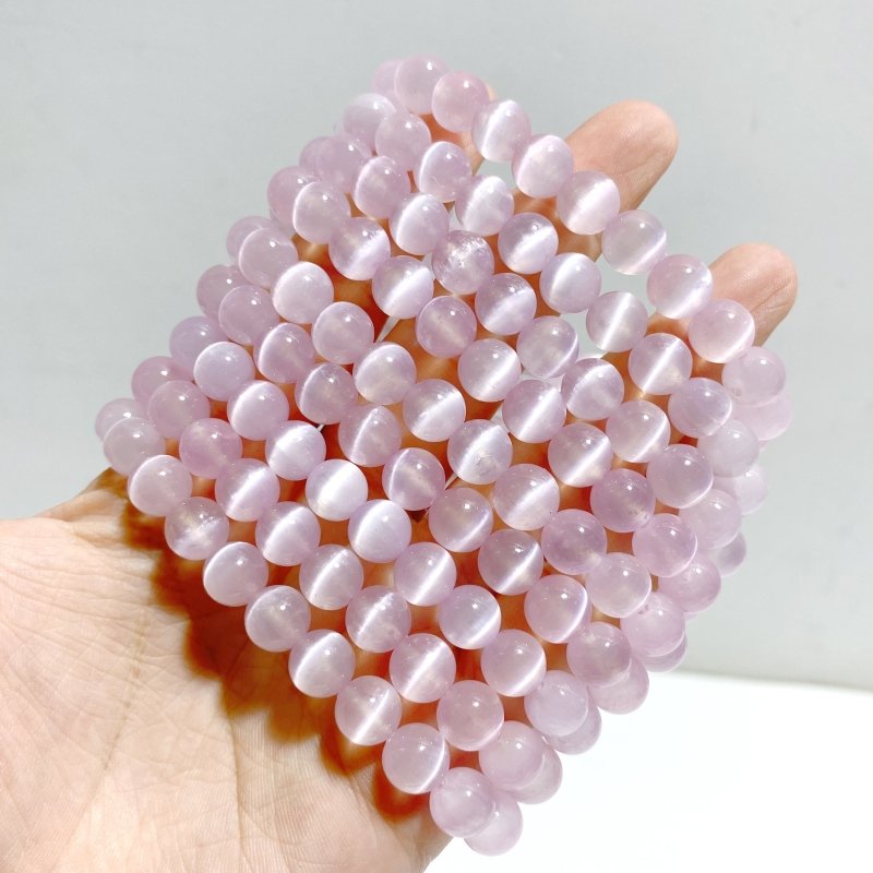 2 Types Aura Selenite Bracelets Wholesale -Wholesale Crystals