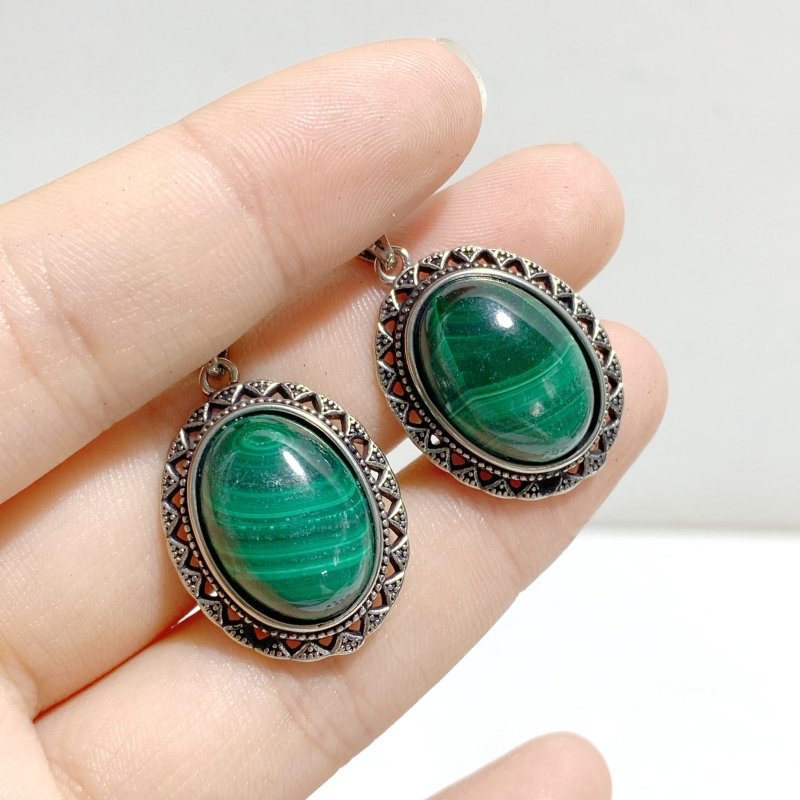 2 Types Beautiful Malachite Pendants Wholesale - Wholesale Crystals