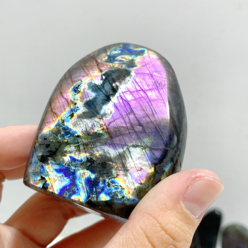 20 Pieces Beautiful Polished Labradorite Free Form -Wholesale Crystals