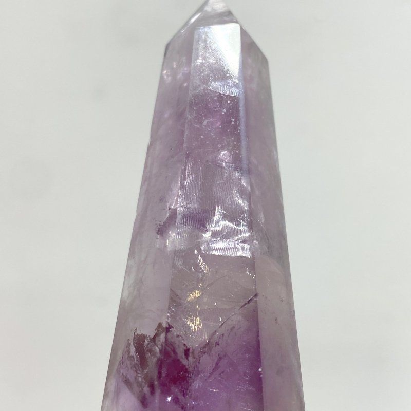 20 Pieces God's Fingerprint Amethyst Light Purple Tower Point - Wholesale Crystals