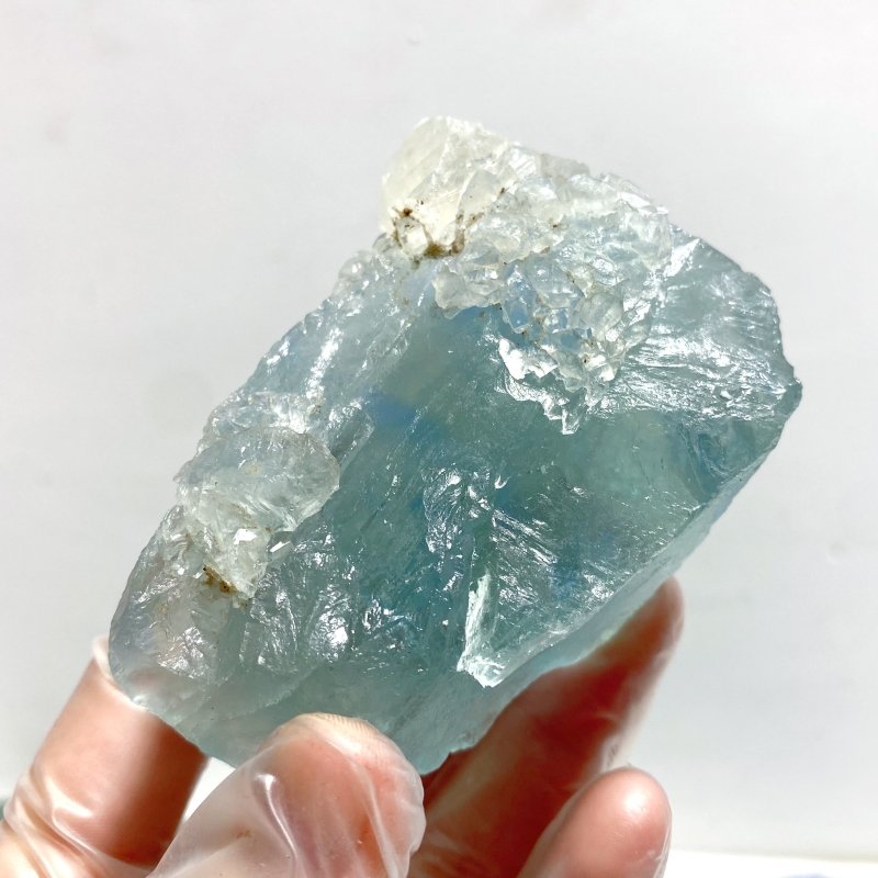 22 Pieces Blue Fluorite Mixed Calcite Raw Stone Specimen For Collection - Wholesale Crystals