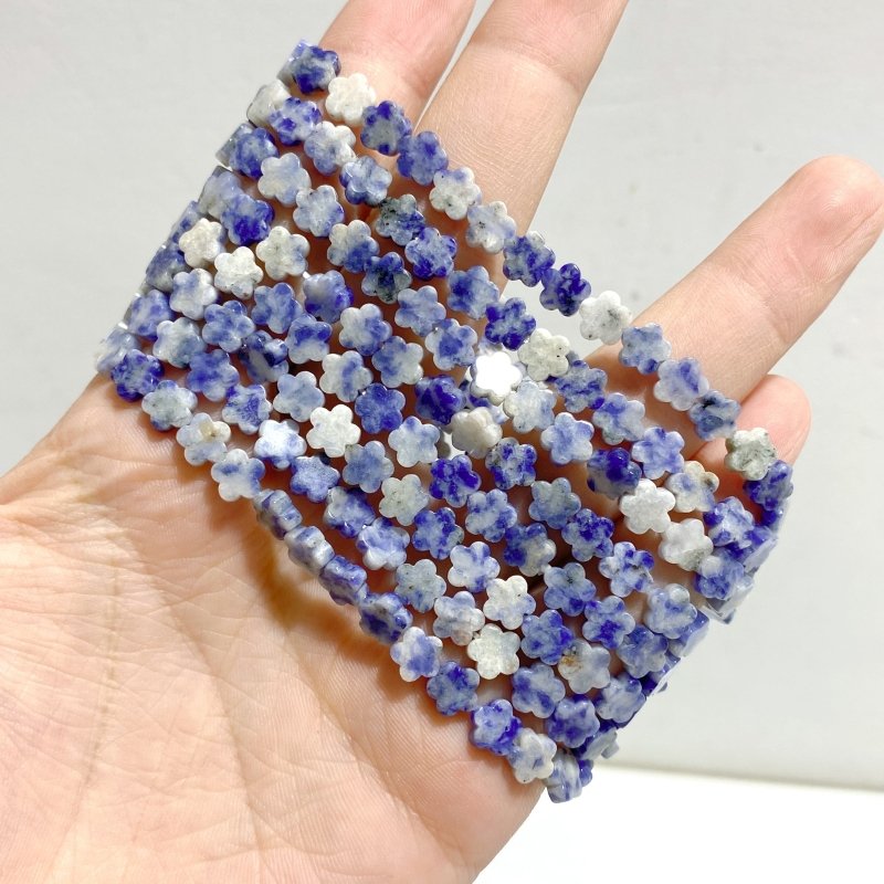 22 Types Flower Shape Bracelets Wholesale Green Aventurine Amazonite Moss Agate -Wholesale Crystals