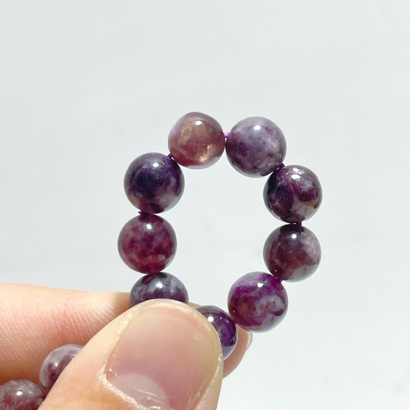 23 Pieces 8mm Spark Lepidolite Bracelets - Wholesale Crystals