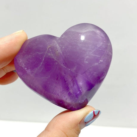 23 Pieces Amethyst Heart Shape - Wholesale Crystals